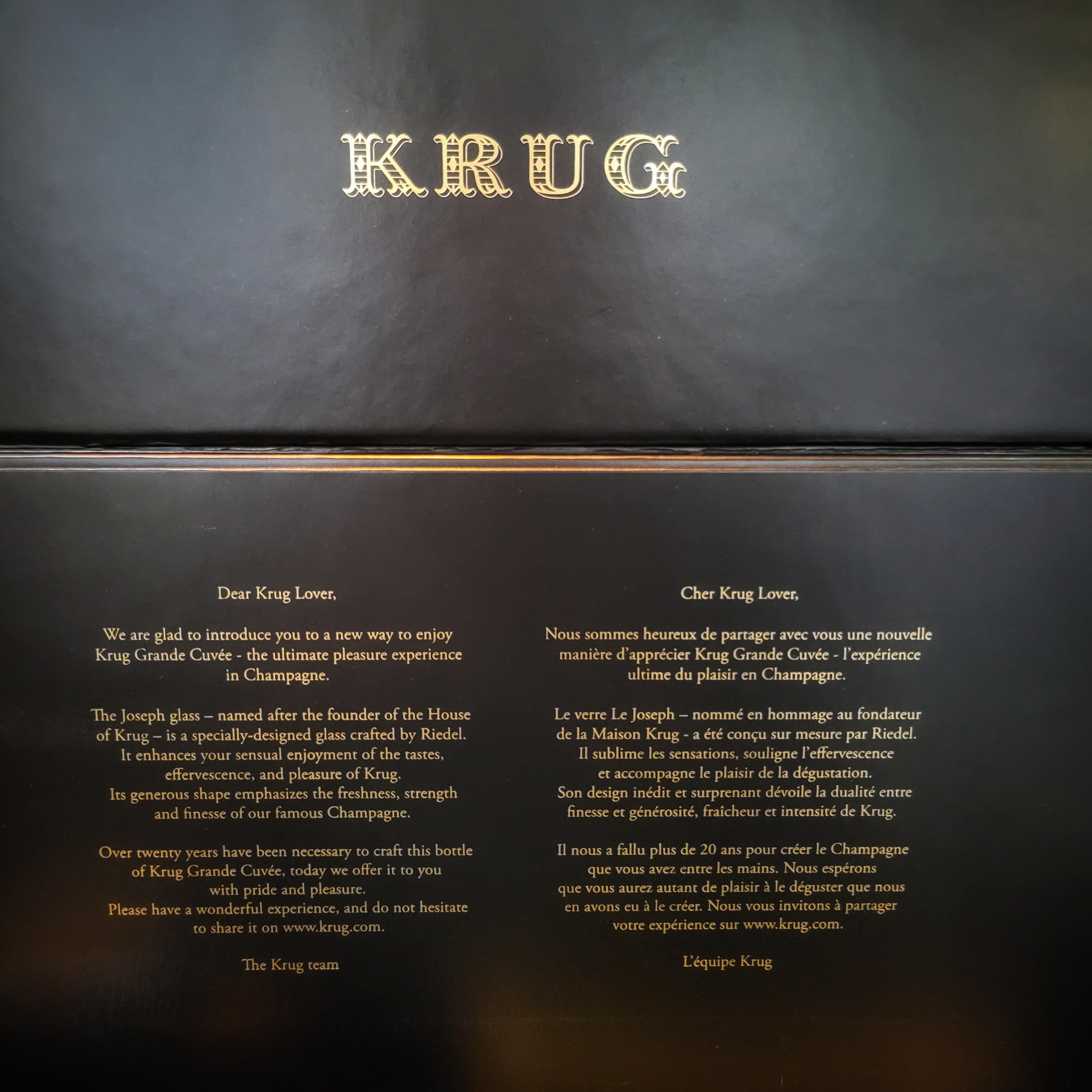 KRUG GRANDE CUVEE GIFT BOX 750ML – Norman Goodfellows