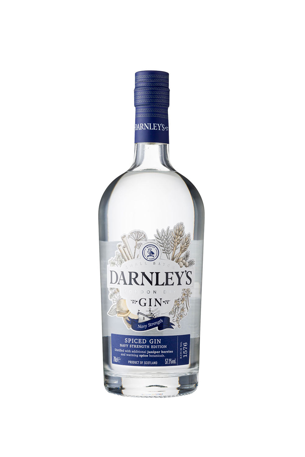 Darnley's Gin, Small Batch Scottish Gin - Navy Strength