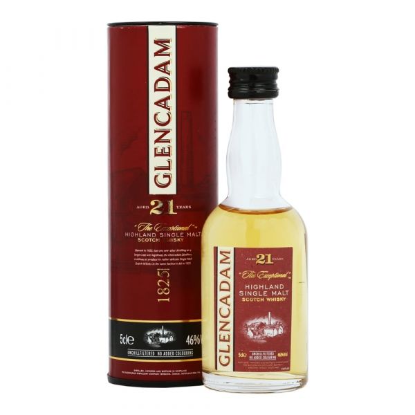 Glencadam 21 Year Whisky 5cl Miniature